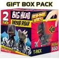 thumbnail image 6 of DINOBROS Dinosaur Toy Cars 2 Pack Friction Powered Motorcycle Game T-Rex and Triceratops Monster Dino Toys for Boys Age 3,4,5,6,7 Play Vehicles, 6 of 8
