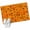 Orange, variant on 2x3 Ft Entryway Area Rug, Orange Halloween Kitchen Rug Runner Washable Floor Mat, Horror Pumpkins Evil Bat Non Slip Indoor Door Mat Throw Carpet for Bathroom Living Room Bedroom