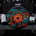 thumbnail image 1 of Housse de Roue de Rechange Universelle en Polyester Colorée Abstraite pour Remorque RV SUV Camion Campeur, 1 of 5