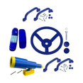 thumbnail image 2 of HILABEE Playground Equipment Set Kids Steering Wheel for Treehouse Outdoor Swing Set Blue, 2 of 9