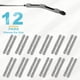 thumbnail image 3 of Almohadillas para las orejas de gafas Uxcell, 12 pares de agarres para gafas de 3-10 mm, gris, 3 of 6