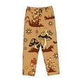 thumbnail image 4 of Junzan Brown Mushrooms Women'S Pajama Pants Drawstring Comfy Sleep Bottoms With Pockets, 4 of 9