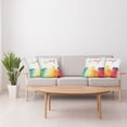 thumbnail image 4 of Ambesonne Saying Throw Pillow Cover 4 Pack, Spring Lettering, 24", Multicolor, 4 of 6