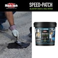 thumbnail image 3 of Black Jack Speed-Patch Blacktop Crack & Hole Repair - 10 lbs., Ready-To-Use Asphalt Patching Compound, Asphalt Crack Filler, Asphalt Patch, 10 lb., 3 of 9