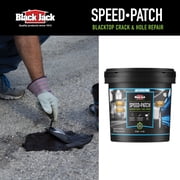 Black Jack Speed-Patch Blacktop Crack & Hole Repair - 10 lbs., Ready-To-Use Asphalt Patching Compound, Asphalt Crack Filler, Asphalt Patch, 10 lb.