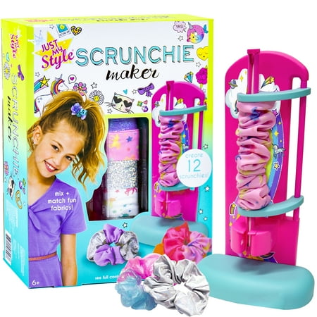 Just My Style D.I.Y. Scrunchie Maker Kit, Makes 12 Scrunchies, Ages 6+