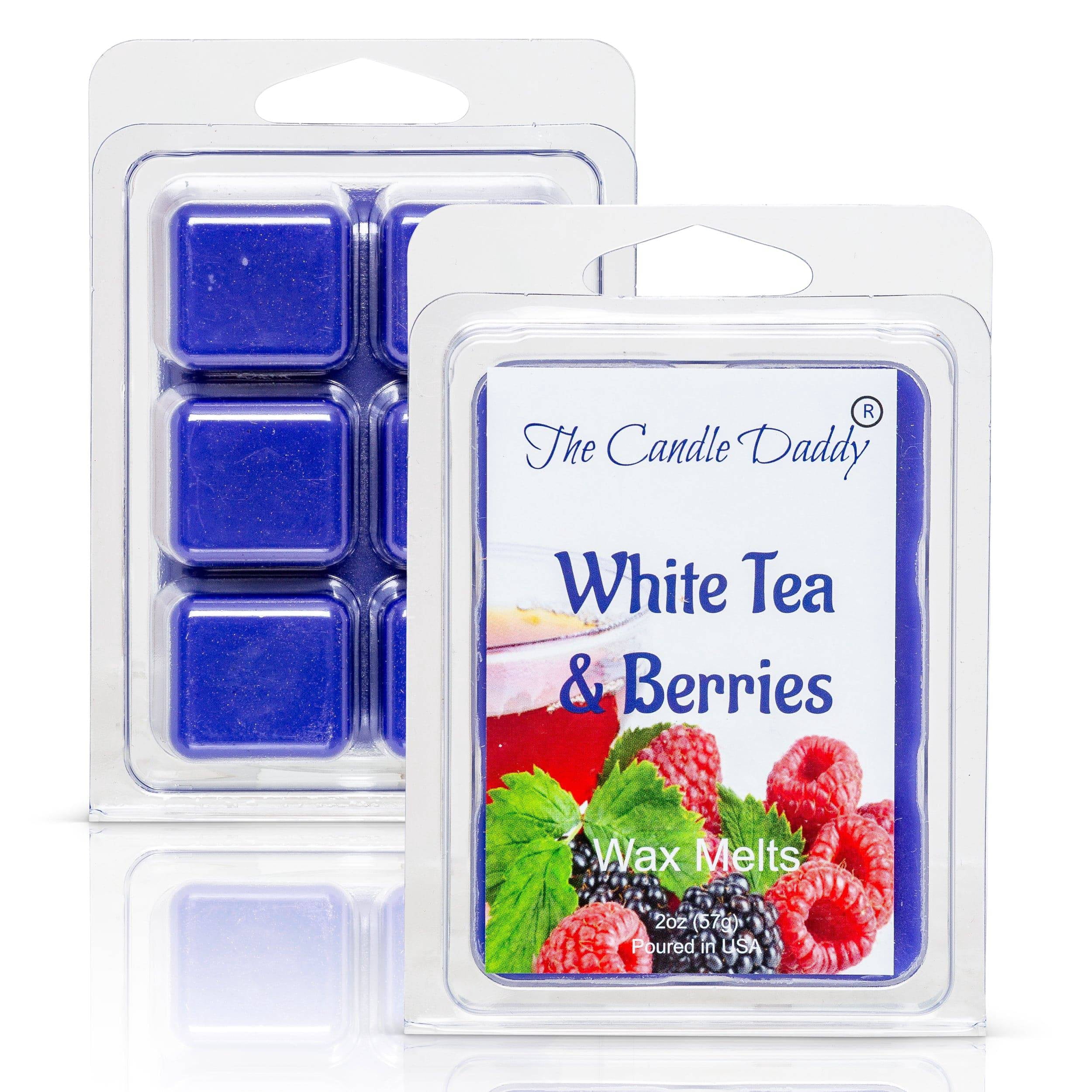 5 Pack - White Tea and Berries - Herbal Tea and Sweet Berry Scented Melt- Maximum Scent Wax Cubes/Melts - 2 Ounces x 5 Packs = 10 Ounces