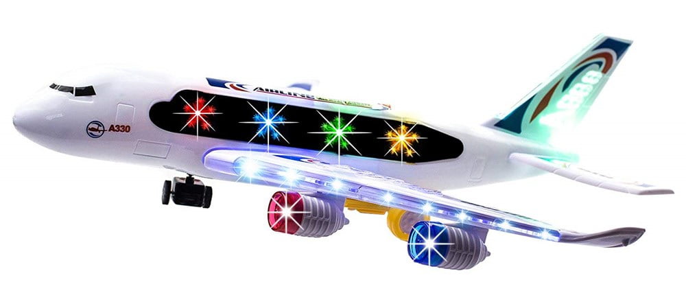 light up airplane toy