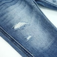 thumbnail image 5 of KIDSCOOL SPACE Infant Jeans,Baby Toddler Elastic Band Inside with D-ring Ripped Vintage Creasing Denim Pants,Light Blue,12-18 Months, 5 of 6