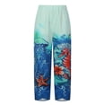 thumbnail image 3 of Pantalones Bombachos Informales Holgados de Cintura Alta Con Cordón Para Mujer, Deportivos, Informales, A La Moda Odeerbi ODB-6, 3 of 7