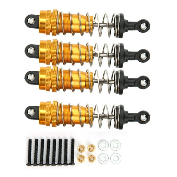 1/12 Car Upgrade Parts Metal Shock Absorber Damper Accessories for MN G500/BRABUSGold