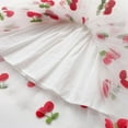 thumbnail image 5 of Leey-monde Princesse Habiller Vêtements pour les Petites Filles Net Filles Vêtements Enfants Sangle Kid Fil Sans Dos Solide Ruché Princesse Robe Filles Robe & Jupe, Blanc, 5 of 5