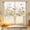 B, variant on Bowayaoa Printed Half Window Curtain, Waterproof Light Filtering Polyester Short Drape, Washable Decor Curtain for Kitchen Cafe Home Window Decoration