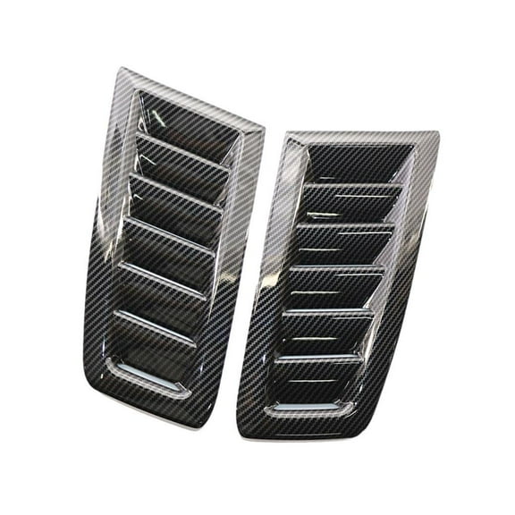 s Vehicle Vent Cooling Intakes Louvers Bonnet Cover Decorative for Focus RS MK2 Carbon