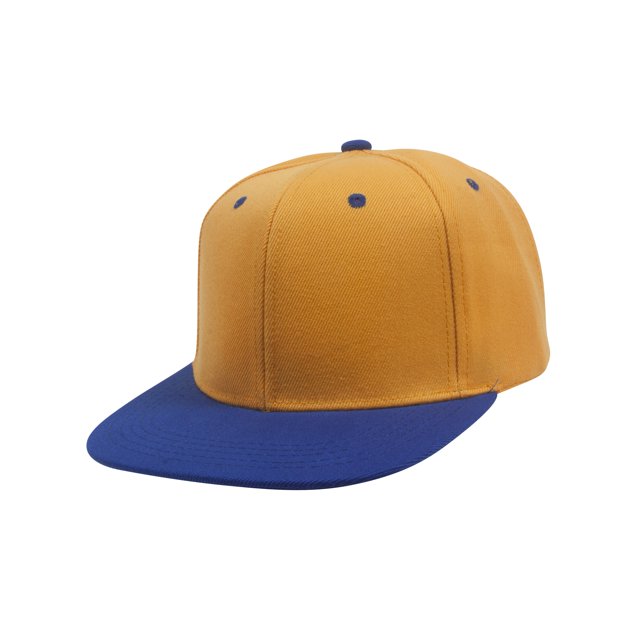 Top Headwear Casquette Snapback Ajustable - Or/royal