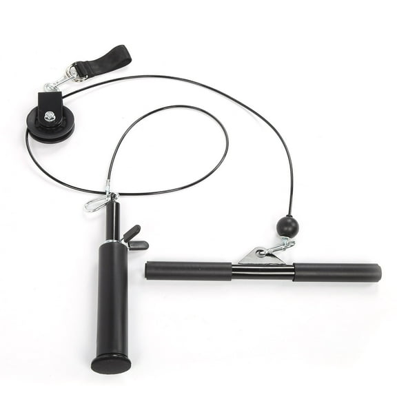 Ecoyyzn DIY Fitness Equipment Combination Set Pulley Bar Handle Triceps Strength Training Device,Fitness Equipment Combination Set,Fitness Equipment