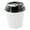 Black, variant on Black Plastic Coffee Cup Lid - Fits 4 oz - 500 count box