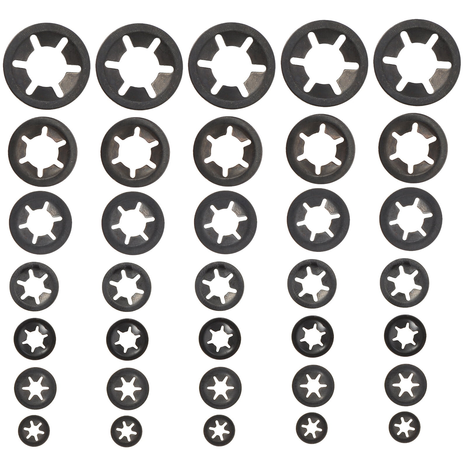 Retaining Rings Fastners Carbon Steel Fasteners 420 Pcs Bearing Clamp Retaining Ring Kit ...