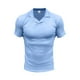 thumbnail image 4 of pstuiky camisetas para hombre, Blusa informal de manga corta con cuello en V y tirantes sueltos para hombre ropa de hombre m, 4 of 6