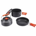 thumbnail image 2 of Camping Cooking Set 2-3 Persons Cookware Set Pots and Frying Pans For Hiking Orange, 2 of 9