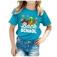 thumbnail image 3 of LEKDFST First Day of School Shirt for Girls Kindergarten 1st 2nd Grade Back to School T-Shirt Kids Cute Graphic Preschool Tees Blue 3-4 Years, 3 of 5