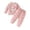 Pink Outfits, variant on Ulitacool Easter Outfits For Girls 18-24 Months Baby Girl Rabbit Embroidered Long Sleeve Top Solid Color Pants Set Wool Woven Long Sleeve Pants Comfortable Spring Clothing Pink