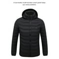 thumbnail image 4 of Heated Jacket Down Heated Jackets For Men Women Fashion Heated Coat Winter Jackets Battery/Power Bank Excluded, 4 of 5