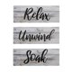 thumbnail image 2 of Decoración de Pared PENGJTMXG 3 Piezas Estilo Boscoso Letreros de Baño, 2 of 4