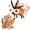 Cute Cockroach, variant on Flutterbloom Rechargeable Flapping Butterfly Cat Toy, Interactive Cat Toy with 3 Flapping Motion Modes, Soft Plush Butterfly Toy with Adjustable Hanging Cord for Indoor Cats and Small Pets