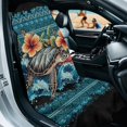 thumbnail image 2 of Uorisanigo Car Seat Towel Cover Fashion Auto Interior Soft Athletic Running Towel Seat Soft Hibiscus Turtle Aztec Vehicle Seat Protector Universal Size Fit for Most Cars SUVs Trucks Vans, 2 of 7