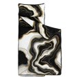 thumbnail image 2 of Black and Gold Marble Pattern Teens Toddler Nap Mat with Pillow, Sleeping Mat Bag for Preschool Daycare 50"x20", 2 of 4