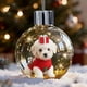 thumbnail image 5 of Regalos de Navidad para Perros Ornamento de Nieve para Perros Ornamentos de Navidad de Vidrio, 5 of 6