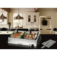 thumbnail image 6 of Elite Gourmet 2 x 2.5 Qt. Stainless Steel Electric Buffet Server EWM-6122, 6 of 7
