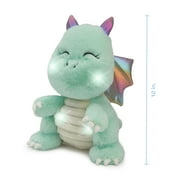 Hugs & Cuddles Glow Brights 12 Dragon Plush with LED Lights & Sound Effects, Ultra-Soft