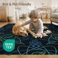 thumbnail image 4 of ODIKA 4'x6' Washable Area Rug Pet Friendly, Non-Shedding Galaxy Motif Sapcerug Arcade Fireworks Anime Cyber Astronaut Playful Expressive for Bedroom, Reading Nook, 4 of 7