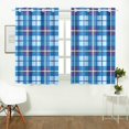 thumbnail image 2 of MKHERT Scottish Plaid Window Curtain Kitchen Curtain 26x39 inch,Two Piece, 2 of 3