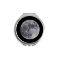 thumbnail image 1 of Big Moon Dark Night Sky Hand Compact Mirror Round Portable Pocket Glass, 1 of 3