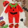 thumbnail image 2 of Kogui Baby Boy Clothes Long Sleeve Baby Boy Girl Halloween Outfit Romper Long Sleeve Jumpsuit Western Fall Winter Clothes 0 3 6 9 12 18 24 Months (Red,12-18 Months), 2 of 6