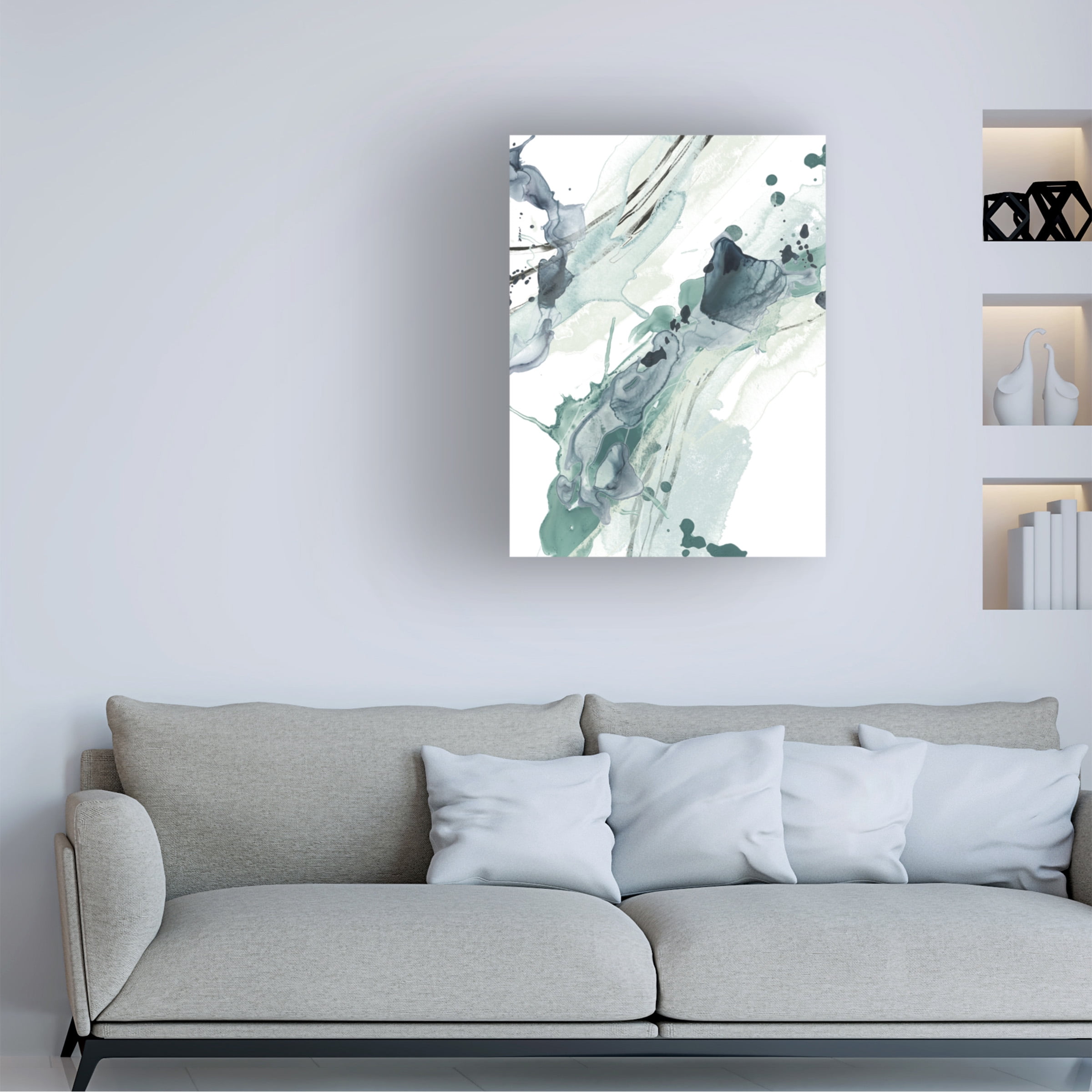 June Erica Vess 'Deep Splash II' Canvas Art