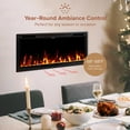 thumbnail image 6 of Modern Ember Aerus Slim 36 Inch Smart Linear Electric Fireplace | Recessed in-Wall or Wall-Mount, 6 of 9