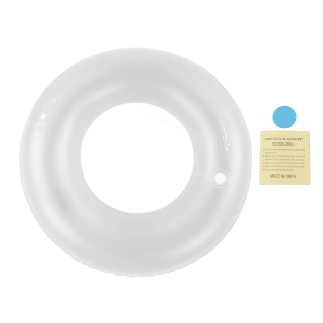 Anillo inflable para flotadores de piscina, anillo flotante transparente, anillos de natación inflables de PVC, anillos de natación inflables optimizados para la excelencia