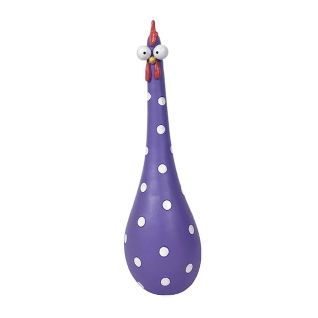 Pollo De Dibujos Animados, Estatua De Animal De Pollito Y Divertido, Adornos Decorativos Encantadores, Figurita, Decoración Del Hogar Para Jardín seitruly HA042875-06