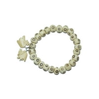 Mogul Wrist Bracelets Good Luck mala Beads Elephant Charms Novelty Jewelry Bracelet