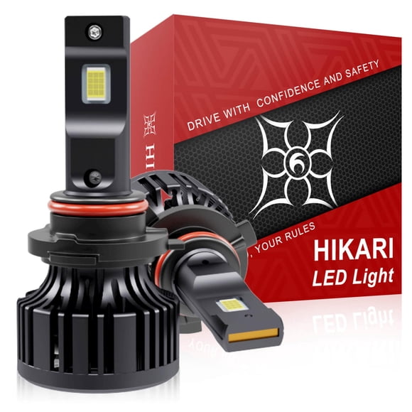 Bombillas LED HIKARI 2025 20000LM 9005 HB3 45 W 6000 K, paquete de 2