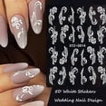 thumbnail image 4 of Calcomanías adhesivas TANGJMXG para Decoración DE uñas flores DE encaje Diseño DE arte DE uñas DE boda, 4 of 5