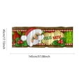 thumbnail image 3 of Dvkptbk 1 Pce Rideau Court Floral Multicolore Rideau de Cuisine Demi-Rideau Bordure Décoration de Petite Fenêtre de Noël Polyester Coton, 3 of 5