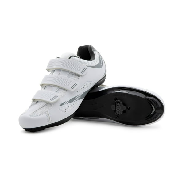 Tommaso Women's SPD Indoor Cycling Shoes Pista 100 Cycling Shoes for Echelon Bikes, with Pre-Installed SPD Clips - Bike Shoes for Women, Cycling Shoes Women, Indoor Bike Shoes - Cycling Bike White 43