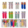 thumbnail image 2 of Fuzzy Slipper Socks for Women Winter Warm Thick Fleece Colorful Floor Socks Cartoon Dog Furry Socks for Home Sleeping, 2 of 9