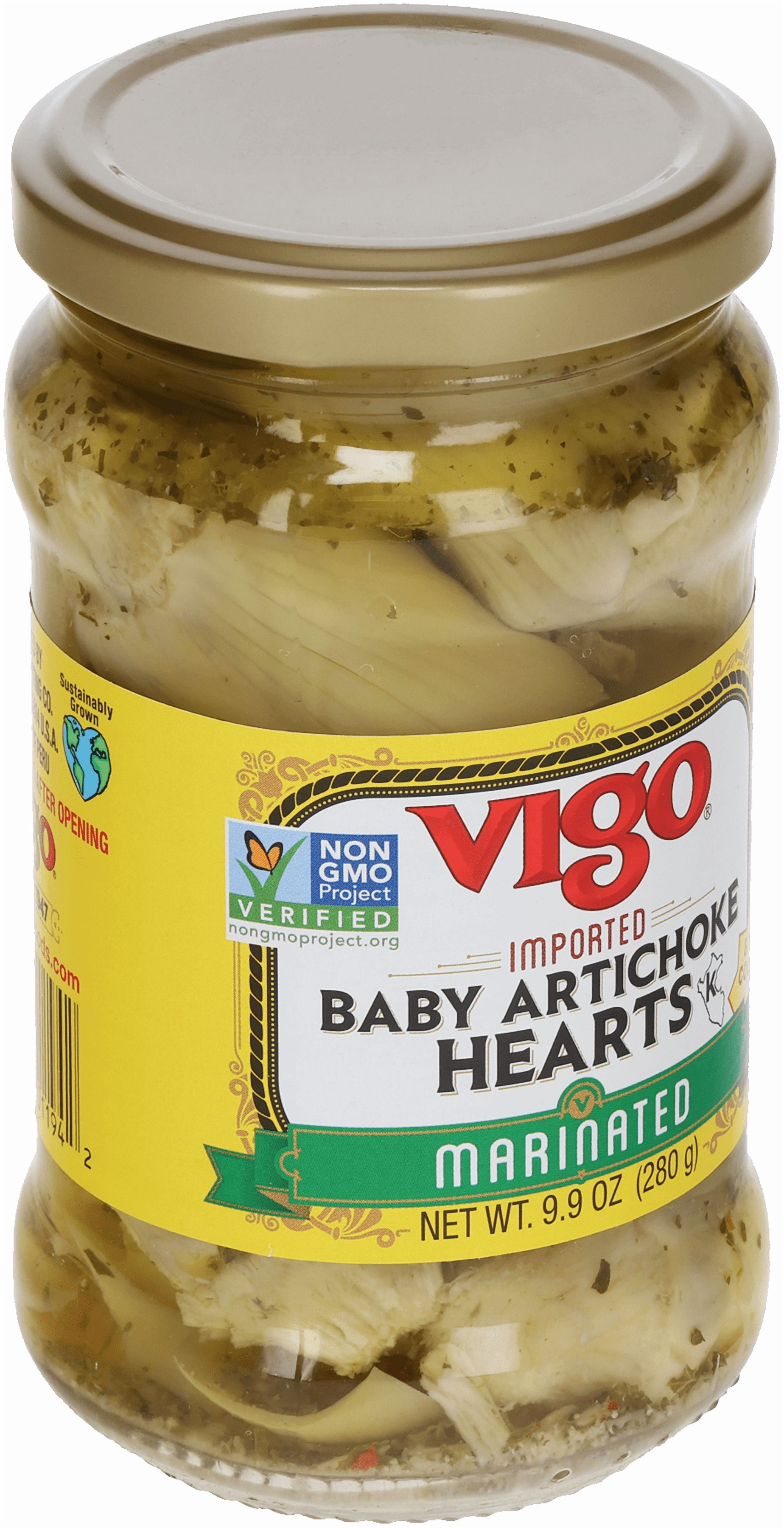 Vigo Marinated Baby Artichoke Hearts, 9.9 oz