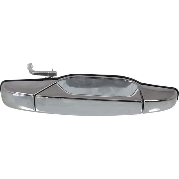 Exterior Door Handle Compatible with 2007-2013 Chevrolet Silverado 1500 Front, Passenger Side Chrome